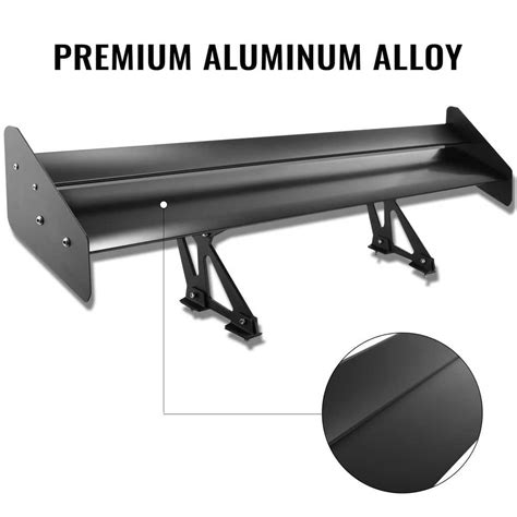 Buy Double Deck GT Wing Spoiler 53 in. Universal Lightweight Aluminum ...
