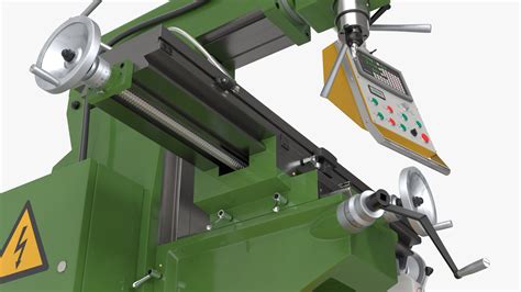 3D WM-50 Milling Machine Rigged model | 3D Molier International
