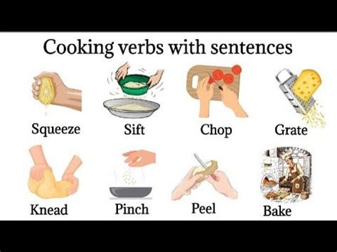 Image result for English Cooking Verbs Examples
