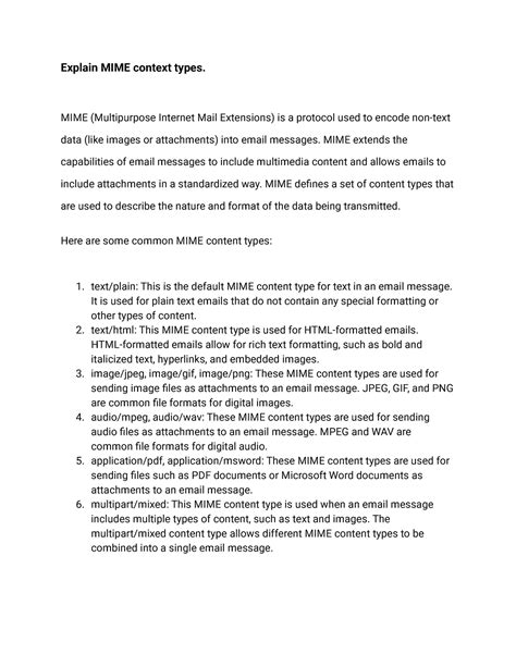 Image result for MIME Format