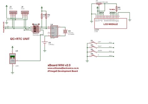xBoard MINI v2.0 - Advance AVR Development Board for 28 PIN Atmel AVR ICs