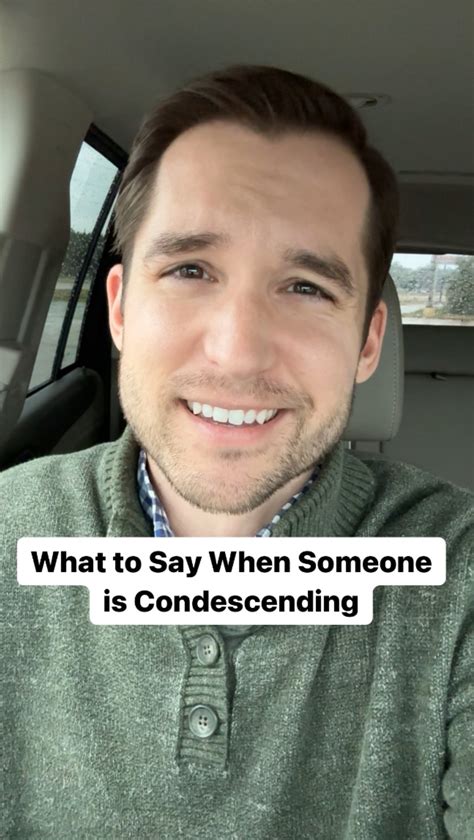 Image result for Condescending Examples