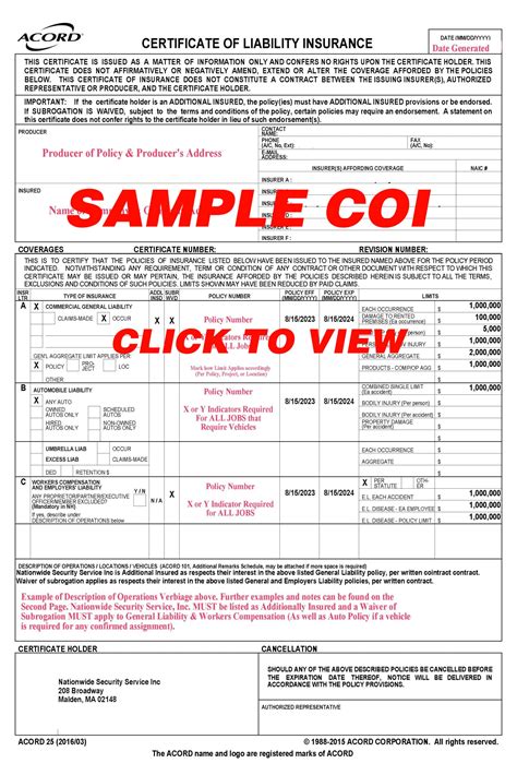 COI-Upload - Nationwide Security Service