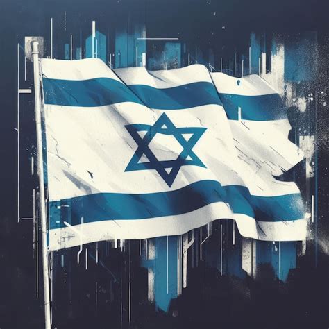 The war between israel and palestine israel flag davids star symbol war ...