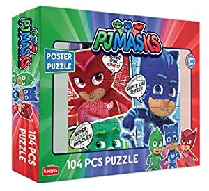 Buy Funskool-PJ Masks,Educational,104 Pieces,Puzzle,for 3 Year Old Kids ...