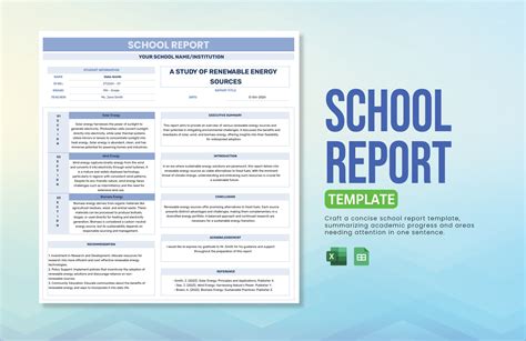 FREE School Report Templates & Examples - Edit Online & Download ...