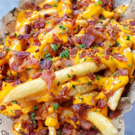 Bacon Cheese Fries Recipe with Ranch Sauce - Taste Of Recipes