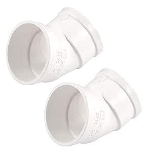 Buy ELECTROPRIME PVC-U 50mm Drainage Pipe Adapter Connector 45 Degree ...