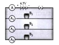 If the wattage of each bulb is 1.5 w , what will be the reading in the ...
