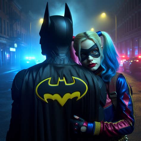 Batman and Harley Quinn are close by Gardenia76 on DeviantArt