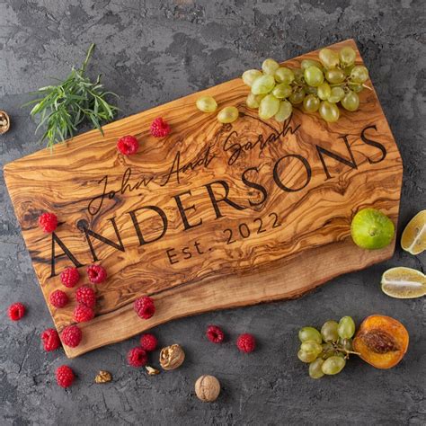 Personalized Cutting Boards, Engraved Wood Cutting Boards - Forest Decor
