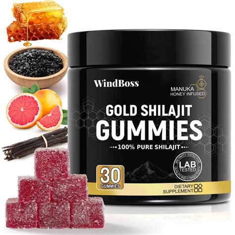 【80 PCS Shilajit Gummies】 WindBoss Gold Grade Pure Himalayan - TikTok Shop