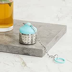 Home Centre Rosemary-Springfield Blue Textured Stainless Steel Tea ...