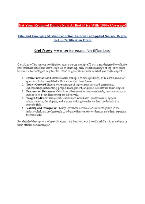 Diagnostic Medical Sonography Associate of Applied Science Degree (AAS) Certification Exam - Studocu