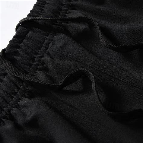 Men's Active Shorts Casual Shorts Pocket Drawstring Elastic Drawstring ...