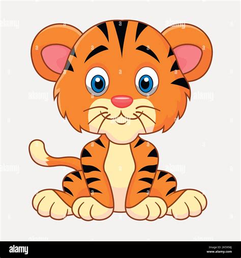 Baby Tiger Clip Art