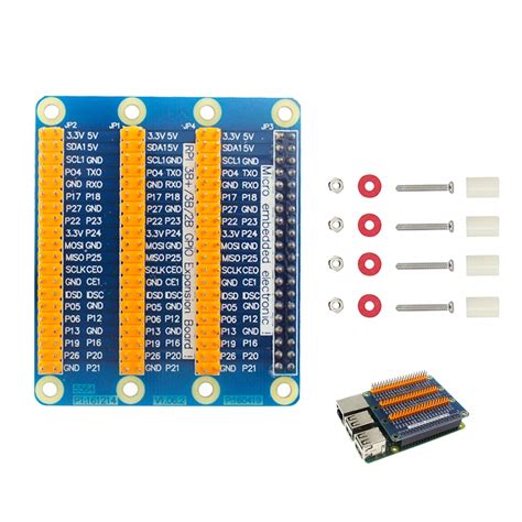 Pastall Raspberry Pi 4 Gpio Extension Board Expansion Board Gpio ...