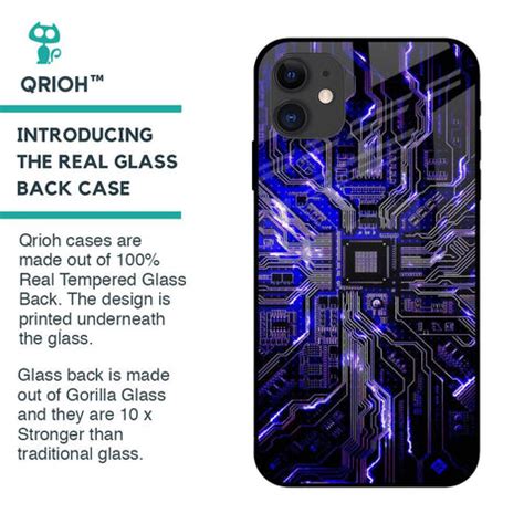 Techno Color Pattern iPhone 12 Glass Back Cover - Flat 35% Off On ...