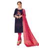 Buy Navy Blue Dress Material for Women by KIMISHA Online | Ajio.com