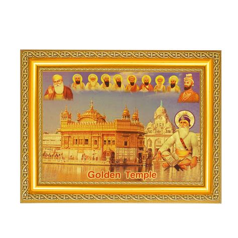 BM TRADERS Golden Temple With 10 Gurus With Baba Deep Singh Beautiful ...