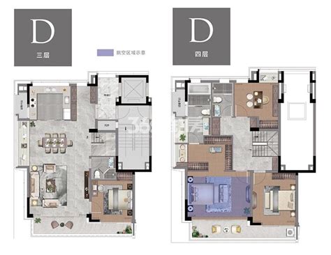 180平错层复式公寓客厅装修效果图_太平洋家居网图库
