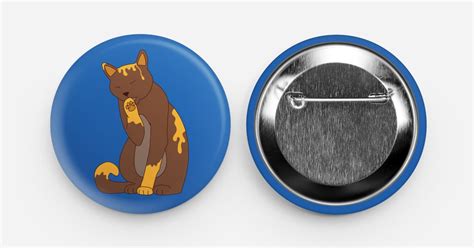 Butter Finger Cat by Devin Kirkman | 57 mm Round badges | Sticker Mule ...