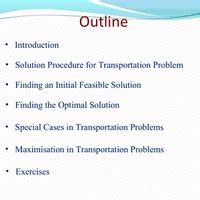 PPT: Transportation Model - Industrial Engineering - Mechanical ...