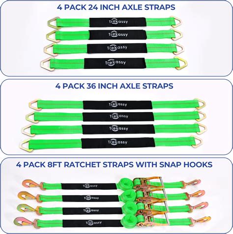 Trekassy Car Tie Down Straps for Trailers with Snap India | Ubuy