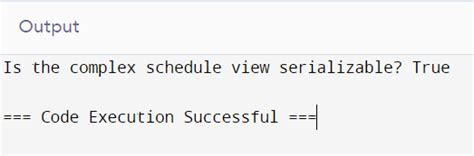 Image result for View Serializability Example That Is Not Conflict