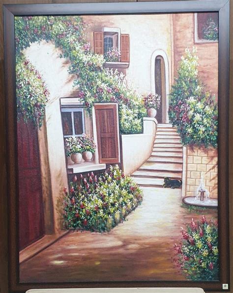 NG CREATIONS Attractive Home View Canvas Painting for Home Wall Decor ...