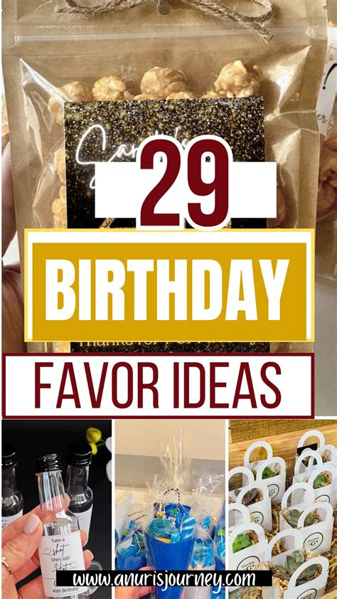 This post is all about 29 Birthday Party Favors in 2025 | Birthday ...
