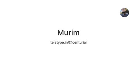 Murim — Teletype