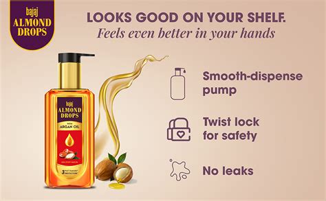 Bajaj Almond Drops Non Sticky Hair Oil