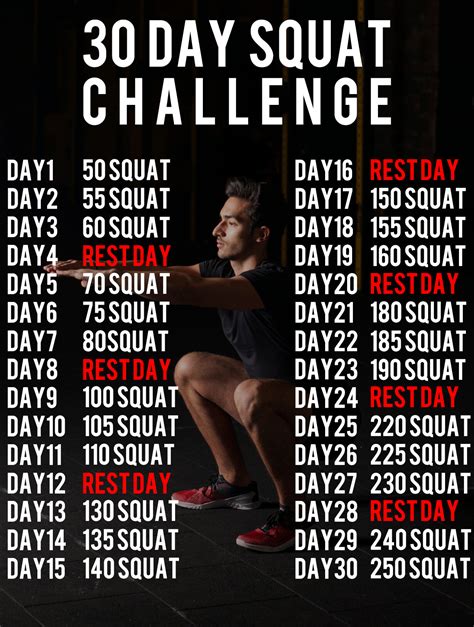 Squat Challenge New 30 Day Challenge (squats And Crunches) @K