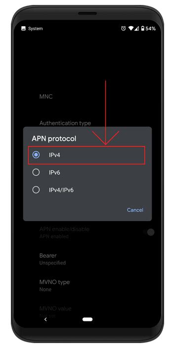 Image result for Android IPv4 Preference