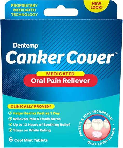 Dentemp Canker Cover - Canker Sore Medicine Pain Nepal | Ubuy