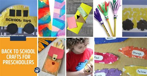 Back to School Crafts 的图像结果