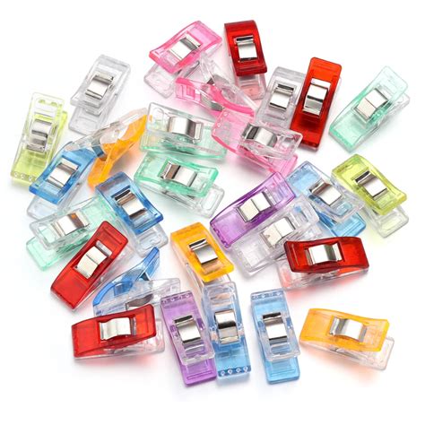 20-100Pcs Plastic Sewing Clips DIY Crafting Crocheting Knitting ...