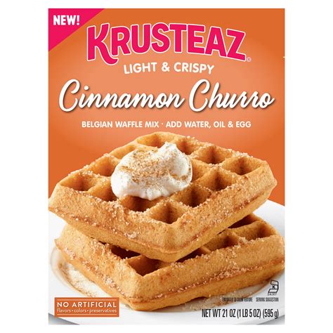 Krusteaz Cinnamon Churro Belgian Waffle Mix - Walmart.com