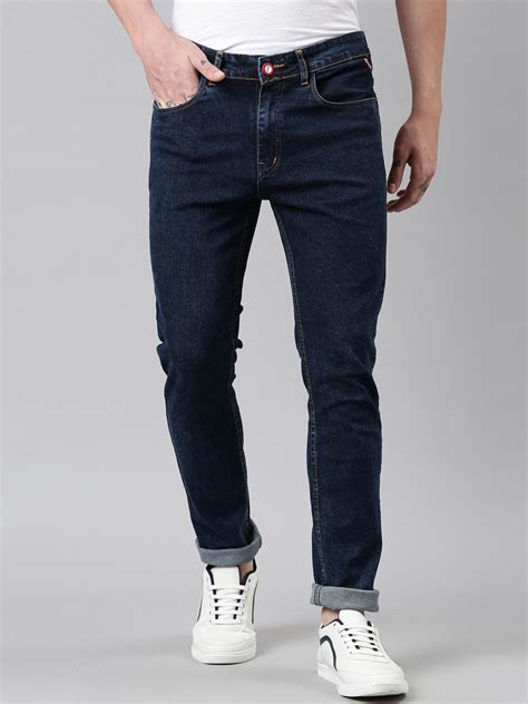 Buy CINOCCI Men Blue Jean Slim Fit Stretchable Jeans - Jeans for Men ...