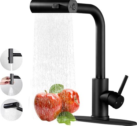 Kitchen Faucets with Pull Down Sprayer for 3 Function,Waterfall Kitchen ...
