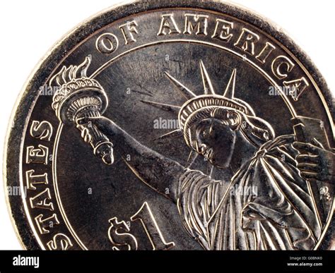 One dollar coin statue liberty hi-res stock photography and images - Alamy