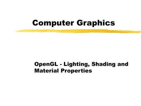 Computer Graphics Presentation Topics 的图像结果