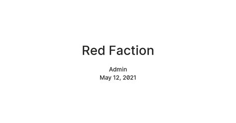 Red Faction — Teletype