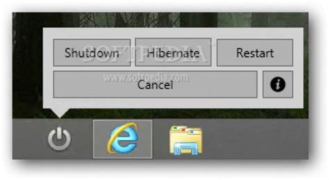 Image result for Add Power Button to Taskbar Windows 8