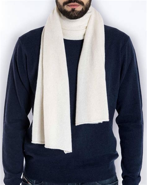 Men's Pure Cashmere Maxi Scarf | MaisonCashmere