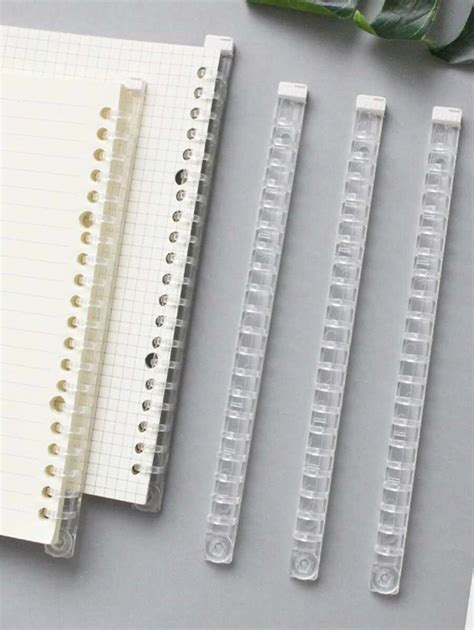 1 pièce Classeur en plastique A5 boucle détachable bande de reliure à ...