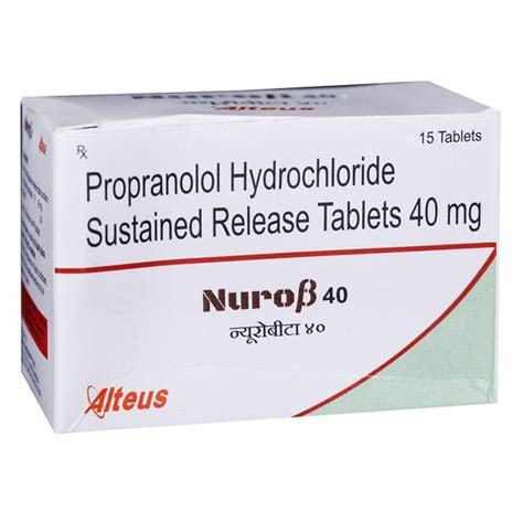 Nuro Beta 40 Tablet | Uses, Side Effects, Price | Apollo Pharmacy