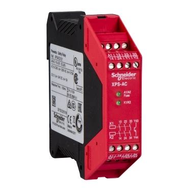 XPSAC5121 - module XPSAC - Emergency stop - 24 V AC DC | Schneider ...