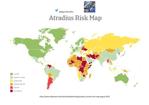 Country Risk Map 2Q 2015 Coface, Euler Hermes & Solunion, Atradius | PPT